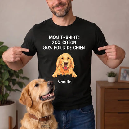 Mon T-shirt™ - T-shirt personnalisé boule de poils