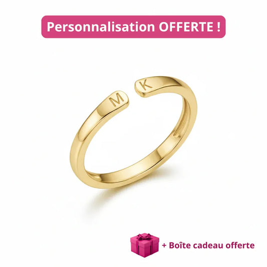 Initiales™ - Bague initiales personnalisable