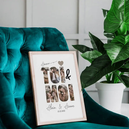 ToiMoi™ -  Affiche Personnalisée "Toi & Moi"
