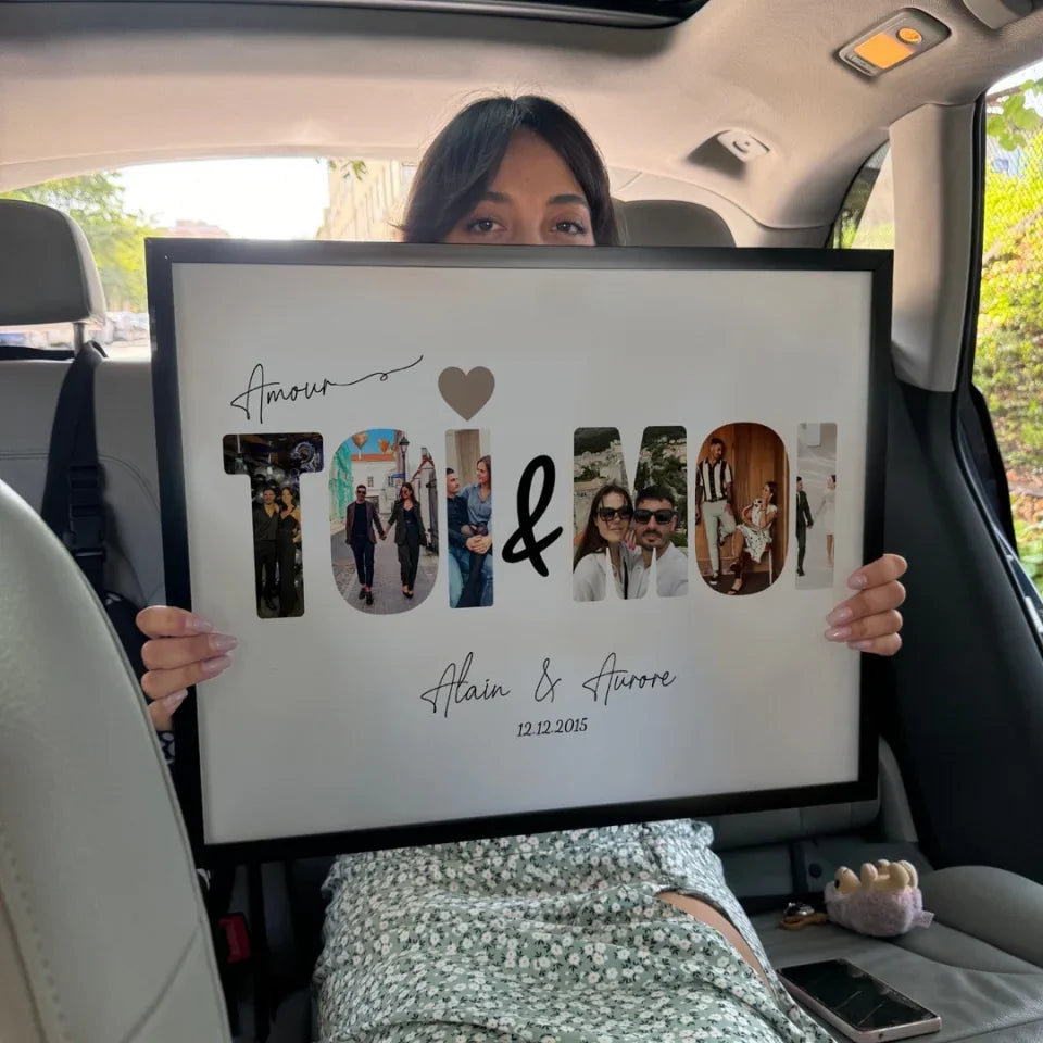 ToiMoi™ -  Affiche Personnalisée "Toi & Moi"
