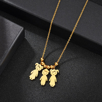 Amour Maternel™ - Collier Personnalisé avec Prénoms