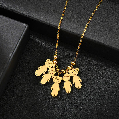 Amour Maternel™ - Collier Personnalisé avec Prénoms